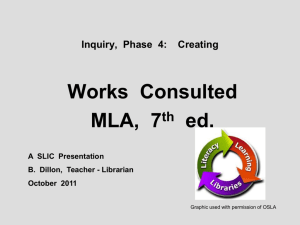 Works Consulted, MLA 7th ed.