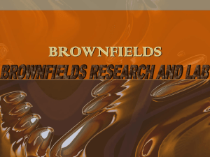brownfields research and lab