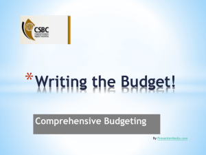 Budgeting That Works! - ACS Integration: Home