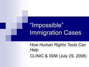 “Impossible” Immigration Cases - Catholic Legal Immigration