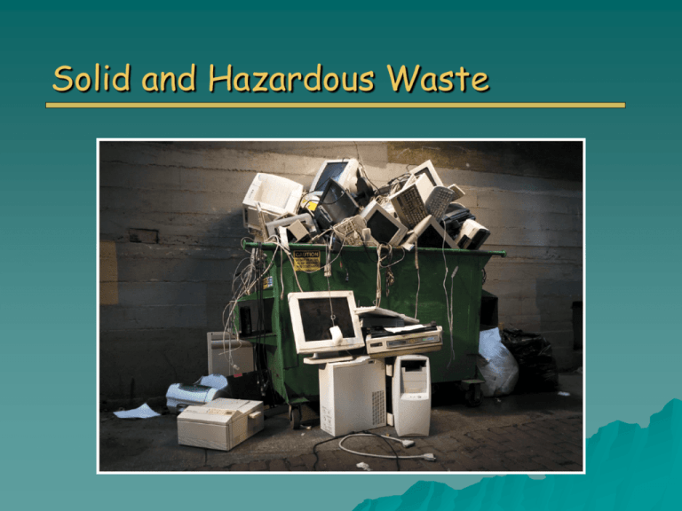 Waste And Waste Management Notes