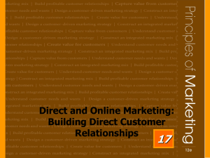 17. Direct and Online Marketing