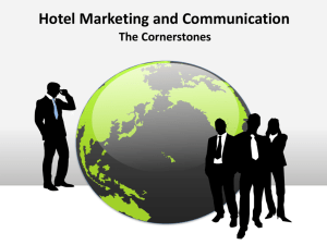 Marketing and Communication: The Cornerstones