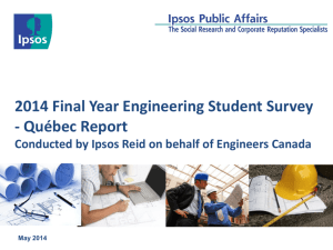 2014 Final Year Engineering Student Survey
