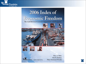 2006 Index of Economic Freedom