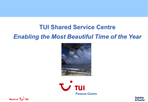TUI Shared Service Centre