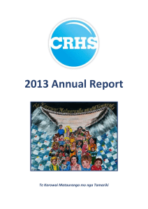31.12.13 Principal's Report – 2013