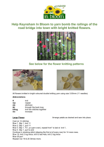 Help Keynsham In Bloom to yarn bomb the railings of the road