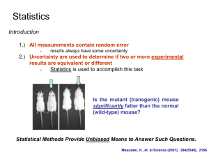 Chapter 4: Statistics