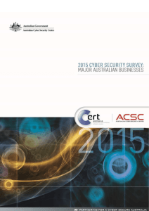 2015 ACSC Cyber Security Survey: Major