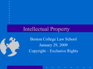 Class 05 - Copyright - Rights - Boston College Personal Web Server