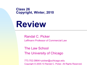 C01 Summary - Randal C. Picker