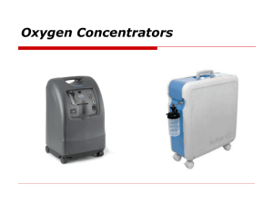 Lecture 7 Oxygen Concentrators
