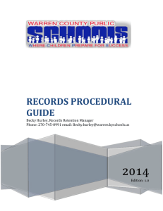 Records Procedural Guide