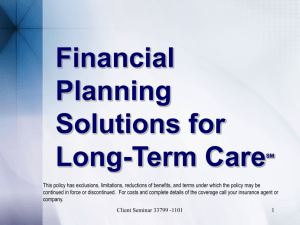 Financial Planning Solutions for Long