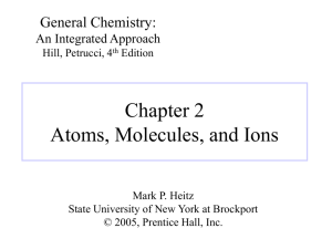 General Chemistry: An Integrated Approach