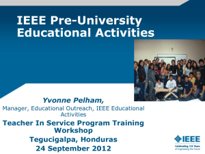 Educational Activities - Programs, Products and Services