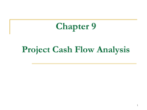 Chapter 12 Project Cash Flows