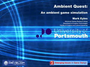 Ambient Games