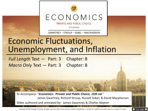 Chapter 8: Economic Fluctuations, Unemployment, and Inflation