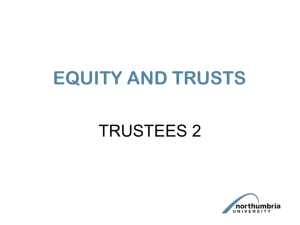 Trustees 2 PowerPoint