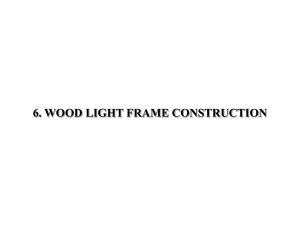 6. wood light frame construction