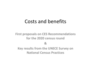 Costs and benefits