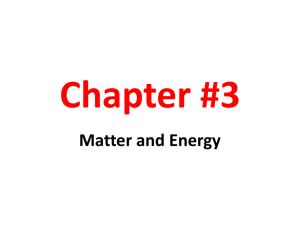 Ch#3 Matter - Seattle Central College