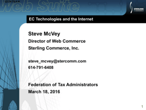 Electronic Commerce Technologies and the Internet
