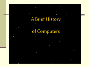 History Of Computers Lesson