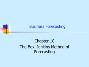 Business Forecasting, 2nd edn