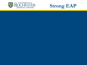 Strong EAP - University of Rochester