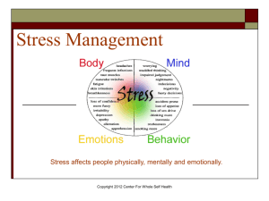 Wendy Harrold-Stress Management