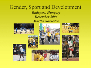 Sport and Development - Toolkit sport for development