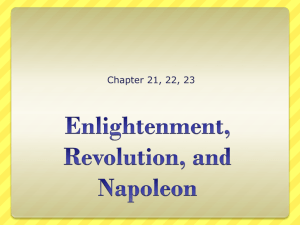 Enlightenment, Revolution, and Napoleon
