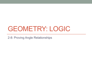 2.8. Proving Angle Relationships