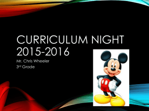 Curriculum Night Powerpoint Open House 2015