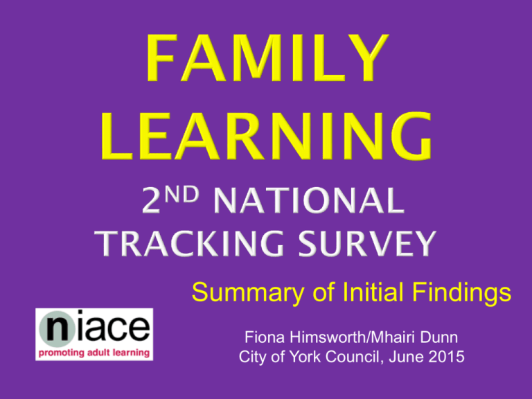 family-learning-2nd-national-tracking-survey