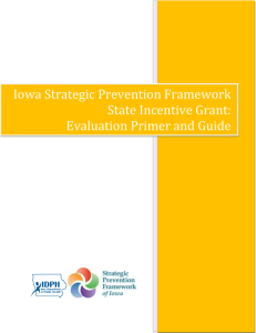 Iowa Strategic Prevention Framework State Incentive Grant