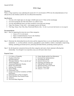 Thesis Statements Examples For Argumentative Essays Ts Ch Wwi Reflection Page Write Health Essay Writing also Thesis Statement For Descriptive Essay Ideas For Essayproject On World War The Great War Test Grade Essay Paper Writing Services