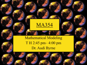 MA354_0pt0_Modeling - University of South Alabama