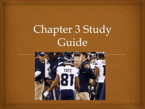 Chapter 3 Study Guide - TateScience2ndSemester