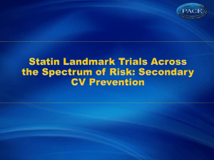 3. Stroke and CV Risk in Asia lanmark trials secondary prevention