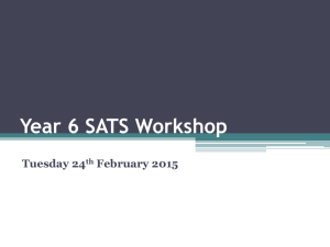 SATS Workshop for Parents February 2015
