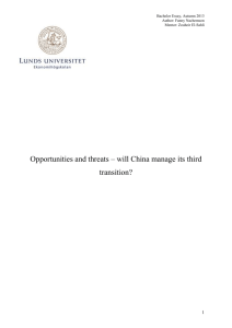 Opportunities...edition - Lund University Publications