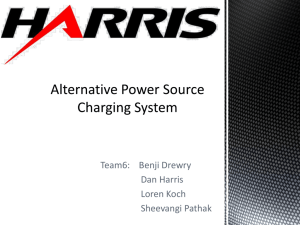 Alternative Power Source Charging System
