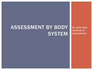 Assessment by Body System