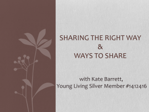 Sharing the Right Way - Restoring Wellness Boutique LLC.