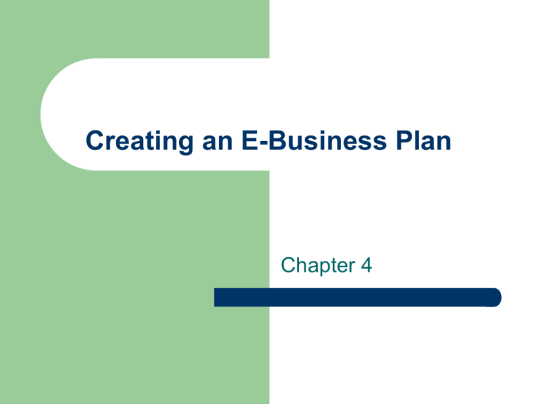 chapter four of business plan