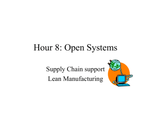 Chapter 9 ERP & Supply Chains